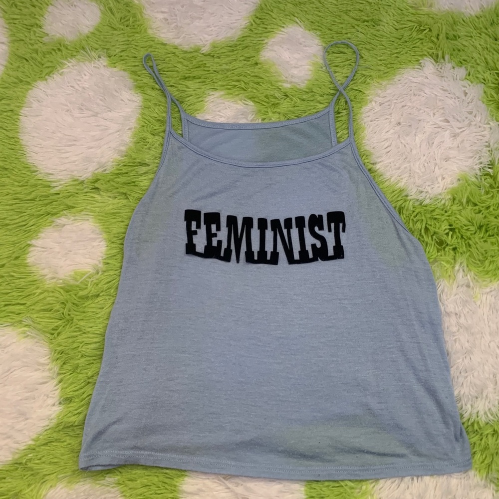 Feminist crop top